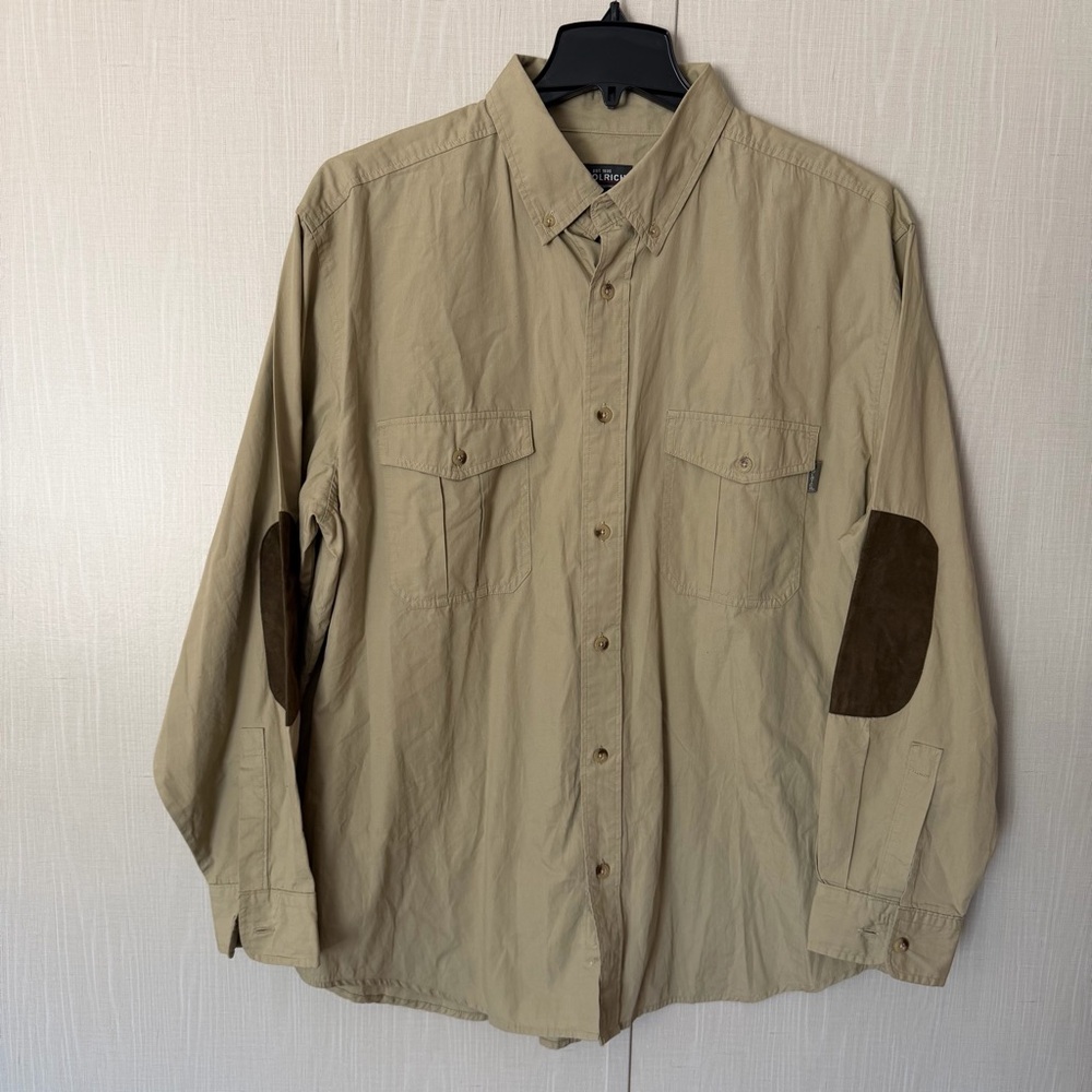 Woolrich Men's Beige button down shirt